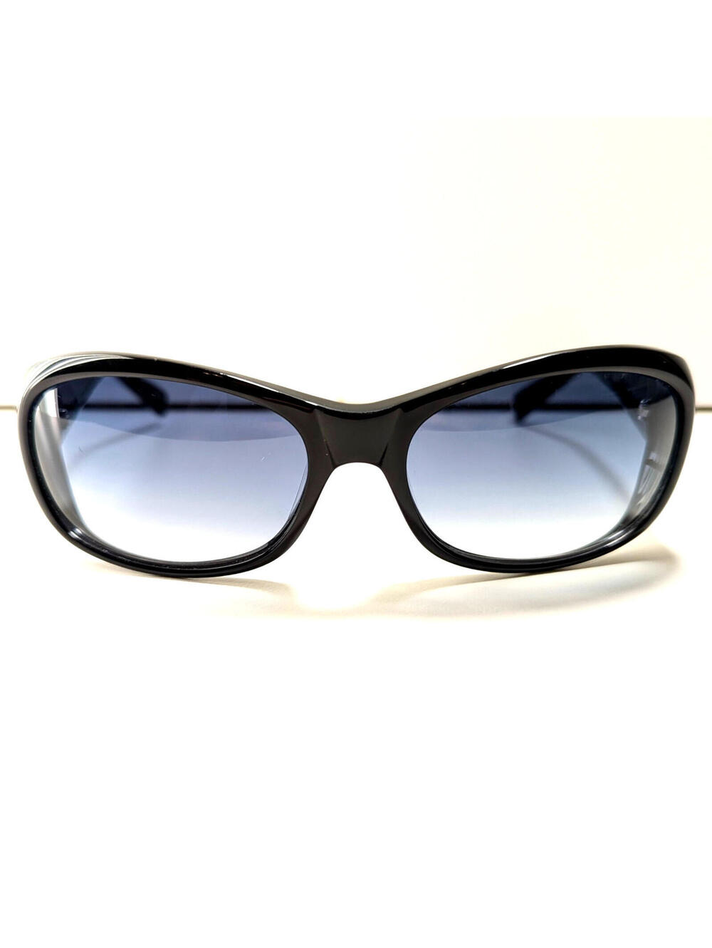 Oliver Peoples Phoebe BK Sunglasses Japan 59-17-125 Black Frames Blue Lenses